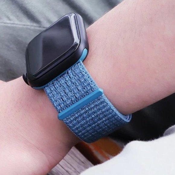 NEW Cape Cod Blue Strap Loop For Apple Watch - Picture 2 of 6